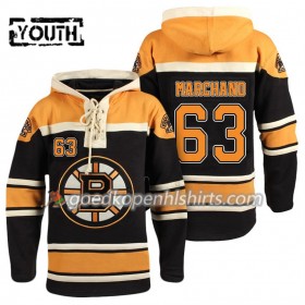 Boston Bruins Brad Marchand 63 Zwart Hoodie Sawyer - Kinderen